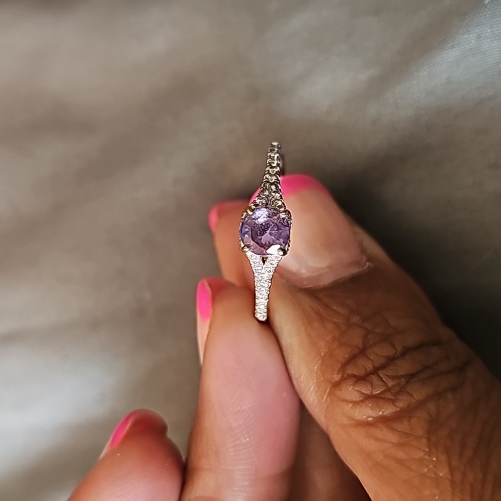 Blue/Purple Tanzanite Ring